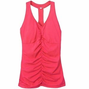 Lucy Perfect Core Halter Workout Tank Coral